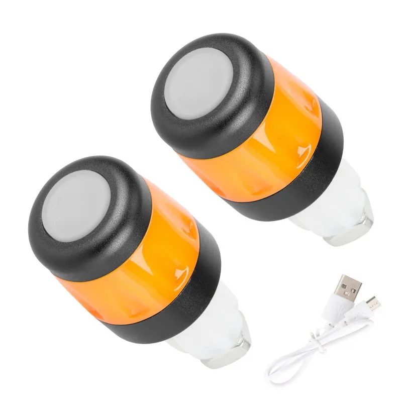 LED-Lenkerleuchten ? Warnleuchte für E-Scooter, Mountainbikes, wiederaufladbare Lenkerendstopfen, wasserdichte Blinker