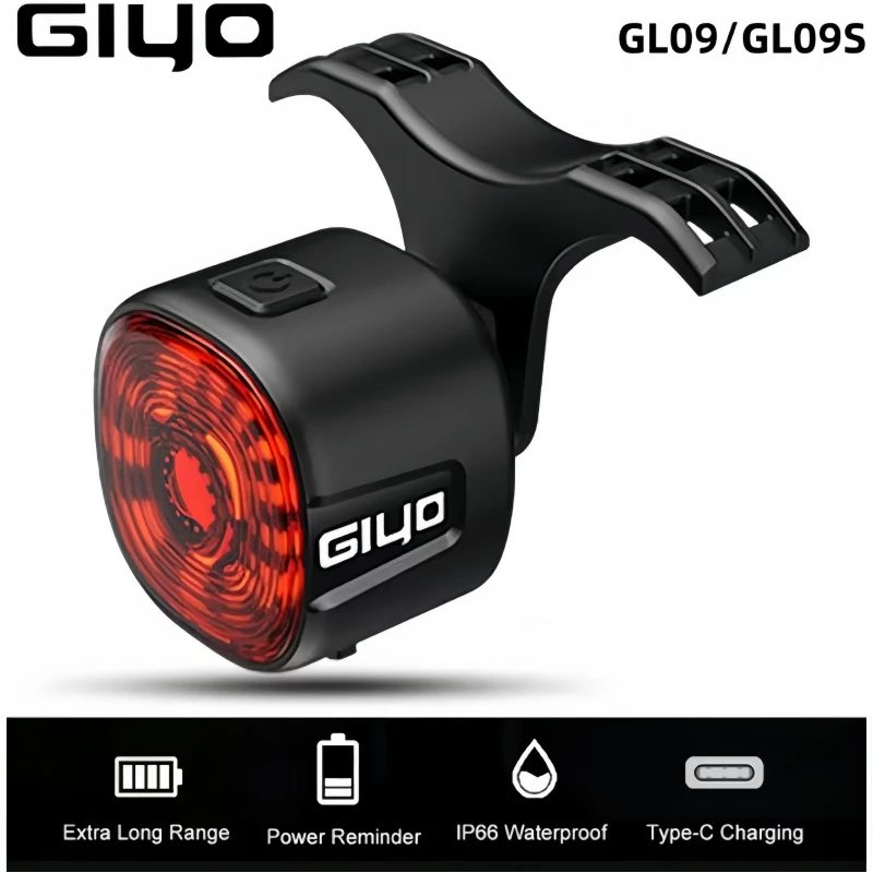 GIYO Radfahren Rückleuchten Smart/Normales Licht MTB Rennrad Ip66 Wasserdichte Nacht Sicherheit Rückleuchten Lampe Reiten Zubehör