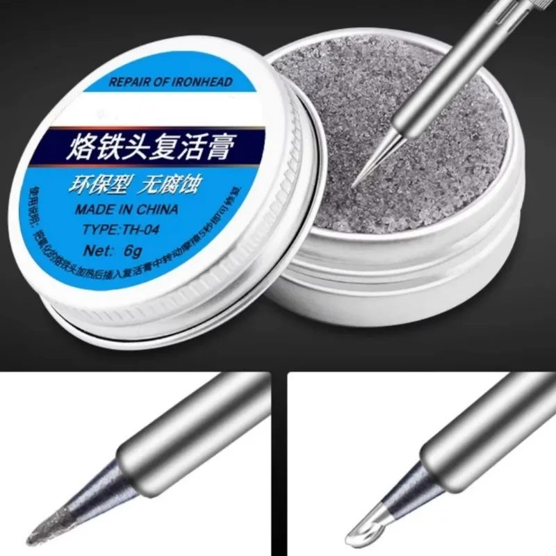 2/1Pcs 6g Lötkolben Spitze Tinner Aktivator Spitze Reiniger Entferner Auffrischung Nicht-stick Zinn Solder creme Sauber Paste