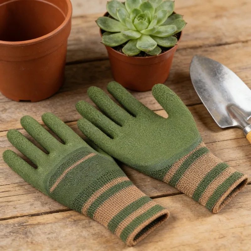 1/2 Paar Gartenhandschuhe, stichfest, verschleißfest, Unisex-Gartenhandschuhe, sicher für Kaktus, Rose und Brombeere, sicheres Pflanzwerkzeug