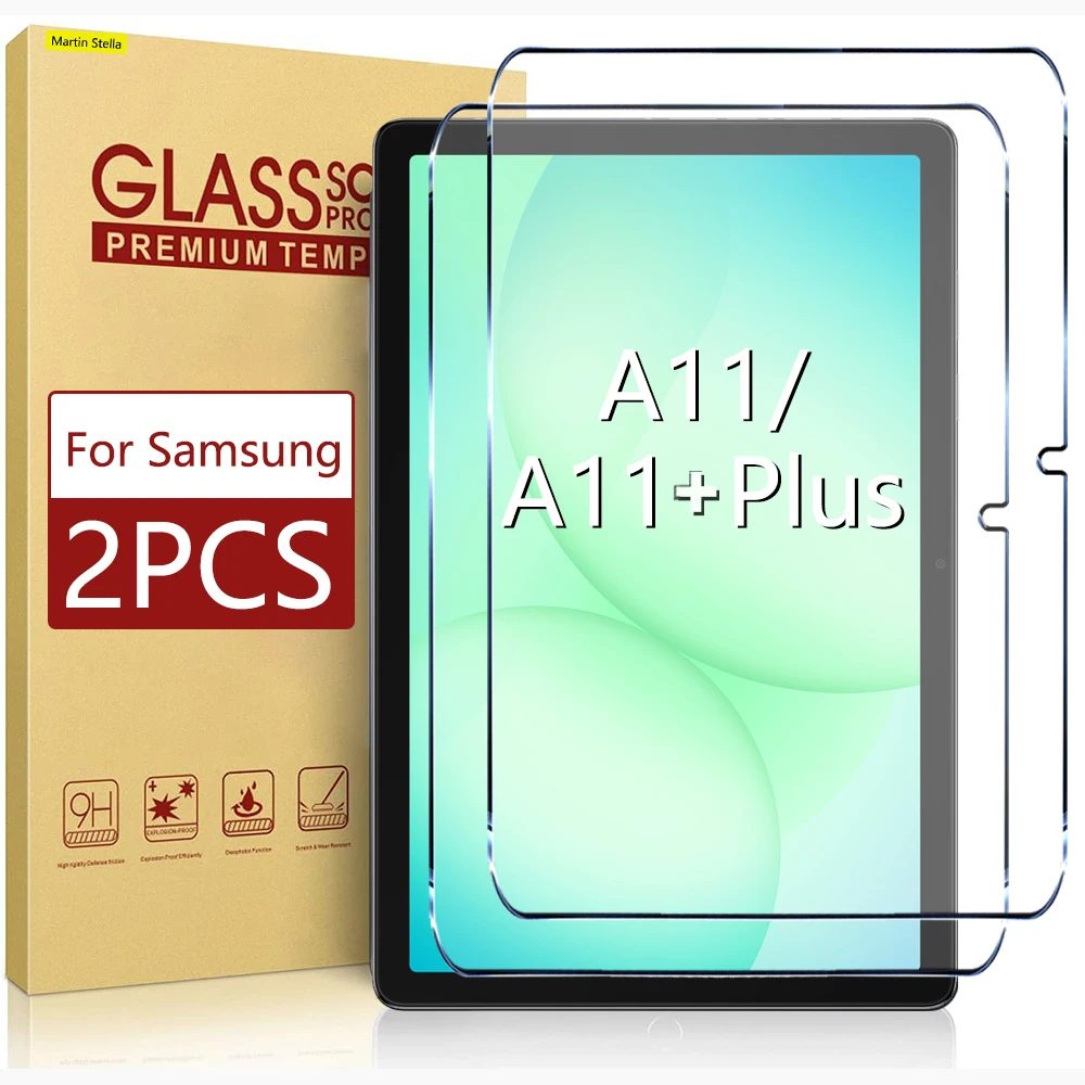 Für Samsung Galaxy Tab A11 Plus A11+ Displayschutzfolie aus gehärtetem Glas auf Galaxy Tab A11 8,7 Zoll 2025 9H Filmzubehör