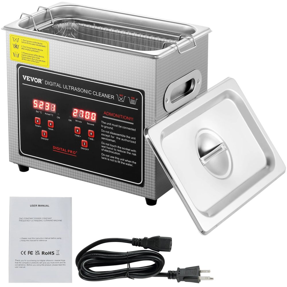 SucceBuy 2L 3L 6L 10L 22L 30L Ultraschallreiniger Edelstahl Tragbare Reinigung Waschmaschine Ultraschall Haushaltsgerät