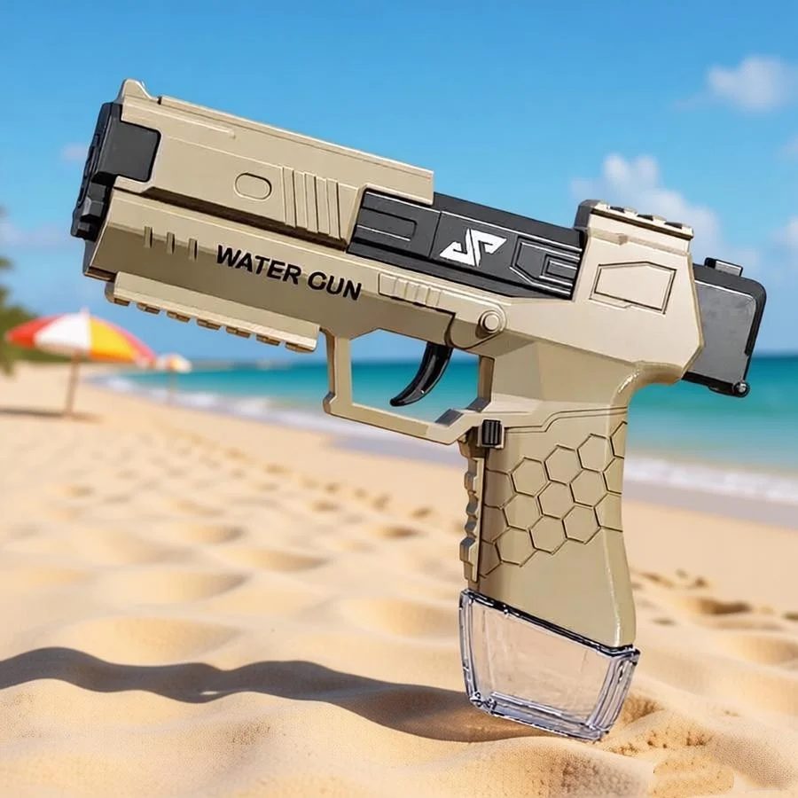 Manuelle Hochdruck-Wasserpistole ohne Stromversorgung für Kinder ? Sommer-Outdoor-Spielzeug für Strand und Pool ? Wasserspielzeug als Kindergeschenk