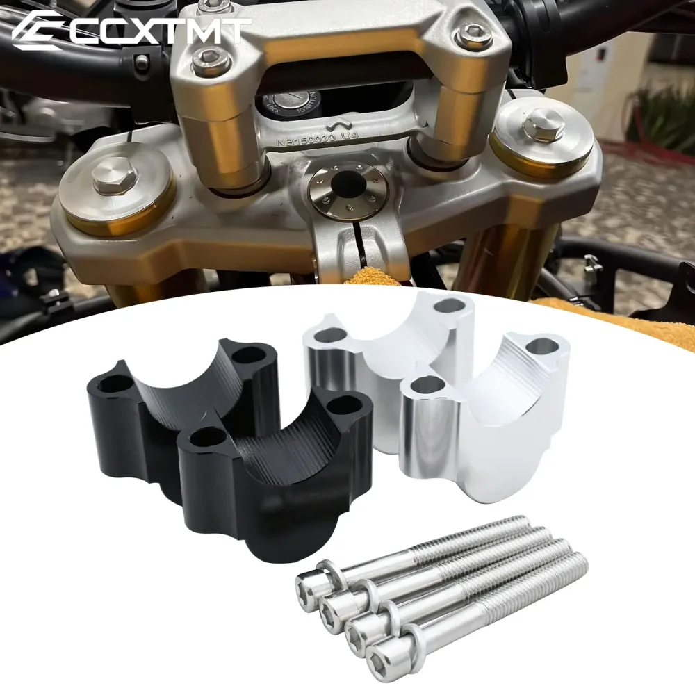 Motorrad Lenker Riser Bar Montieren Griff Clamp 22/28mm Für Kawasaki Ninja 250 300 400 Ninja 650R ZX6R honda Yamaha KTM BWM
