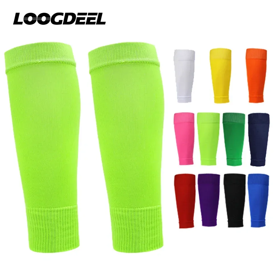 Loogdeel Fußballsocken, Fußball, Hockey, Rugby, Beinmanschette, Waden-Kompressionssocken, atmungsaktive Fußball-Beinmanschetten für Basketball