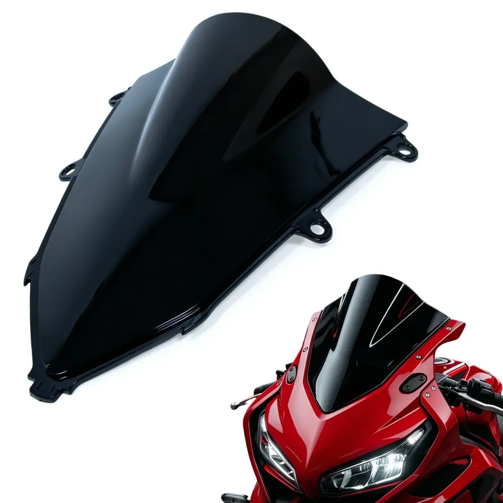 Motorrad-Windschutzscheibe Double Bubble Racing Windschild Luftabweiser für Honda CBR650R CBR 650R CBR 650 R 2019-2025