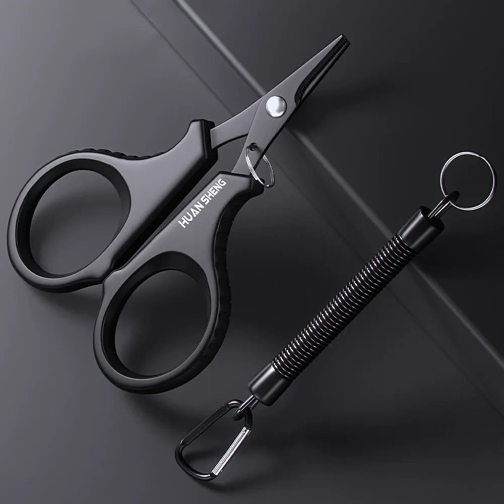 1set Titan Beschichtung Edelstahl Angeln Scissor Zange Cut PE Braid Linie Cutter Plies Karpfen Outdoor Angeln Zubehör Werkzeug