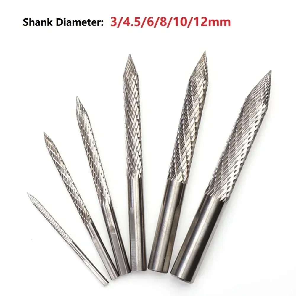 1 Stück Professioneller Pilzförmiger Reifenreparatur-Bohrer 3-12mm Fischschuppen-Dreieckschneidebit