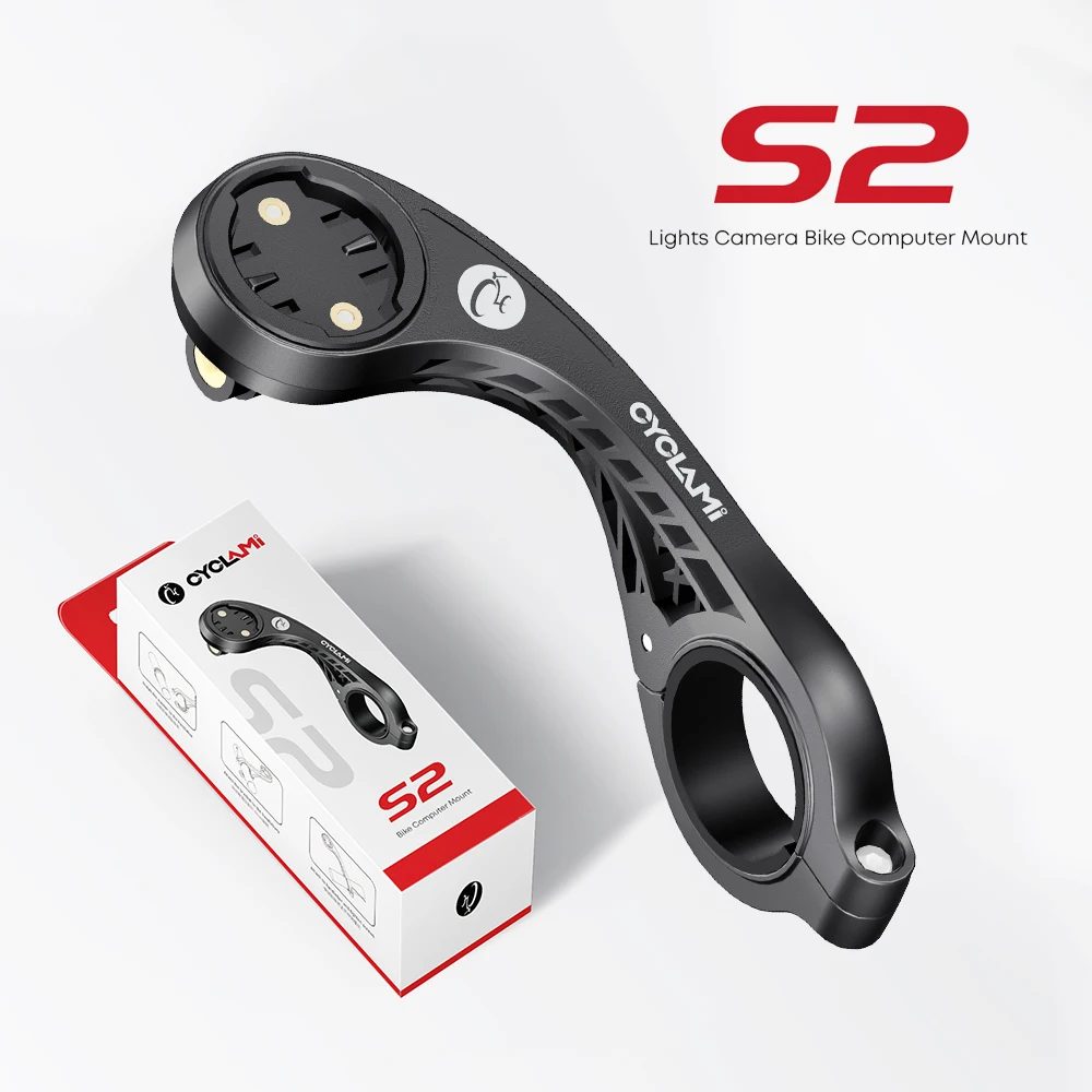 Cyclami s2 fahrrad computer halterung bergstraße fahrrad gps scheinwerfer halter halterung für garmin xoss igp sport magene coospo Vorderlichthalter