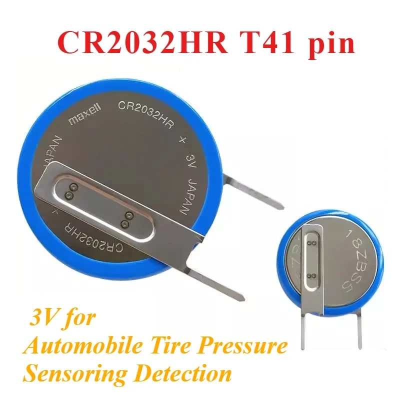 1-2 teile/los CR2032HR mit T41 Schweißen Pin 3V CR2032HR-T41 Batterie für Automobil Reifendruck Sensoring Erkennung