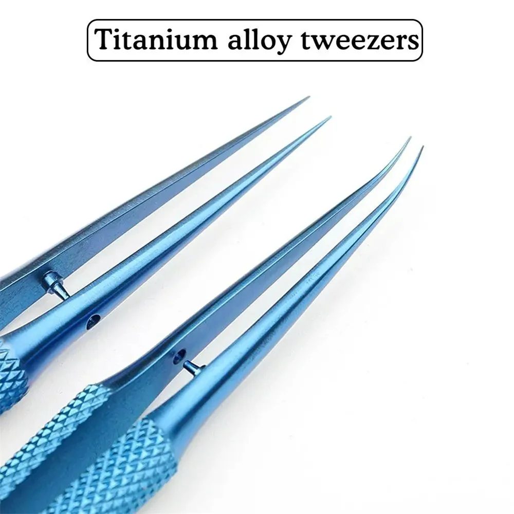 Präzise Pinzette aus Titanlegierung, professionelles Telefonreparaturwerkzeug, Fingerabdruck-Pinzette mit fliegendem Draht, antimagnetische elektronische Pinzette