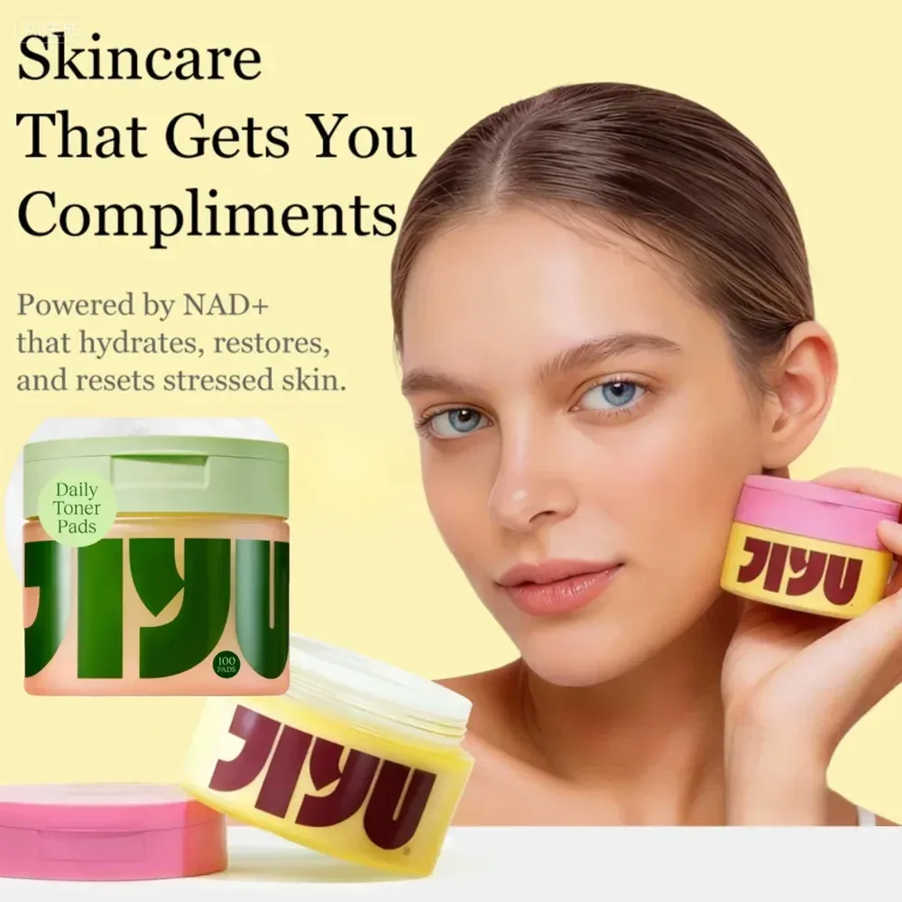 Koreanische Nicotinamid-Hautpflege Wattepads/NAD+ Anti-Aging Gesichtscreme Reduziert Glanzlosigkeit Aufhellt Reduziert Feine Linien Tiefenreinigung der Poren