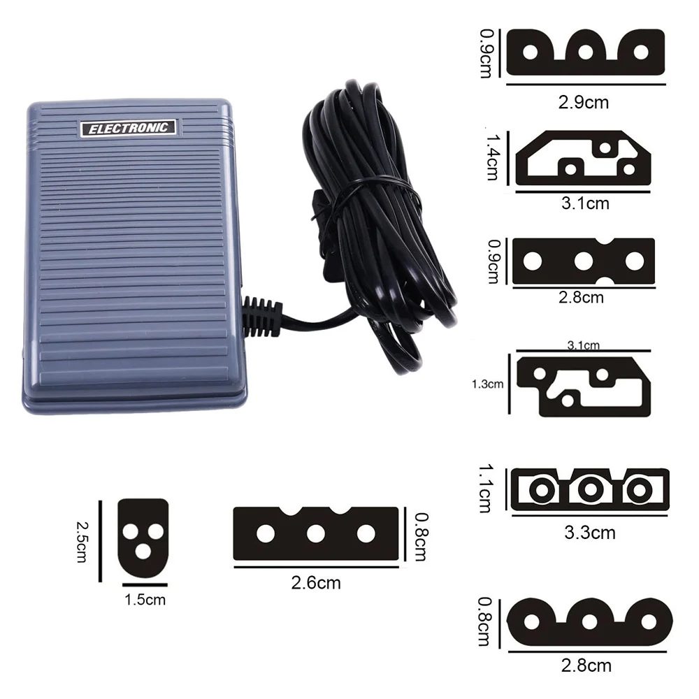 Fuß Pedal Nähmaschine Elektrische Schalter PowerCord Geschwindigkeit Einsteller Controller Motor Zubehör Steuerung Für Brother Singer Teil