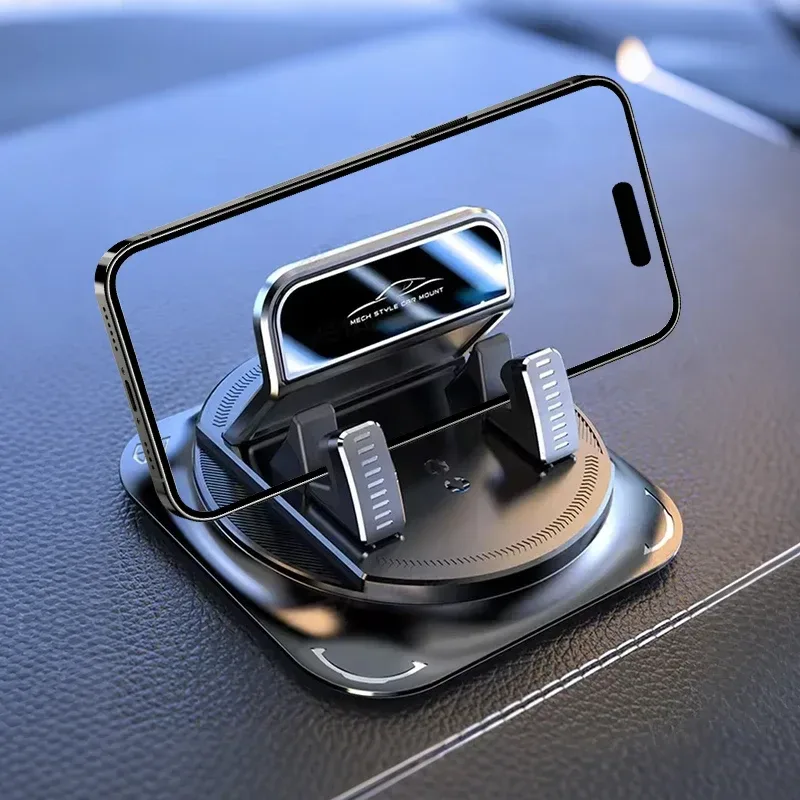 Auto-Handyhalterung Rutschfeste Silikon-Armaturenbrett-Handyhalterung 360-Grad Freie Rotation Universelle Head-Up-Navigationshalterung