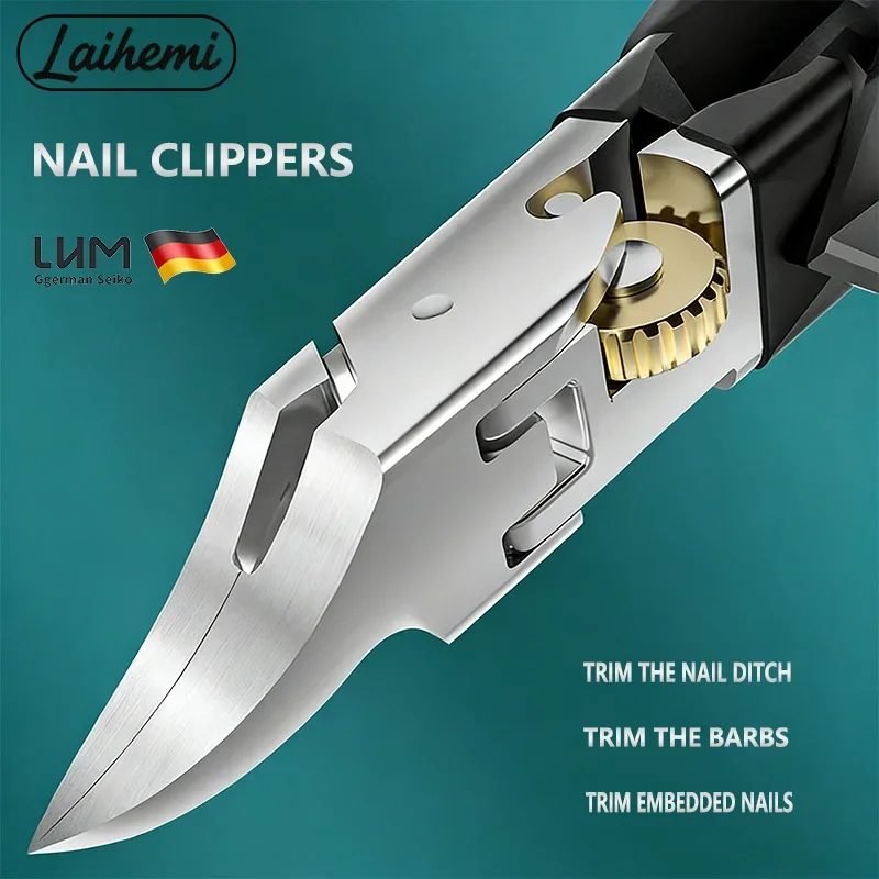 Gelenkige Nagelknipser, ergonomisch geformt, geeignet für eingewachsene und dicke Nägel