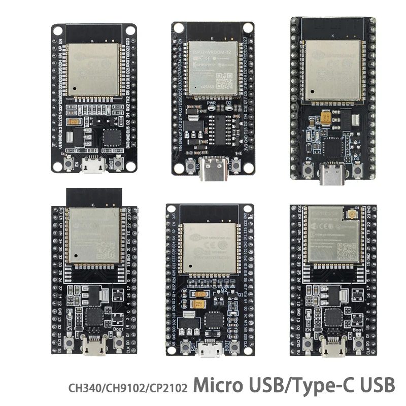 ESP32-Entwicklungsboard, WiFi + Bluetooth, extrem geringer Stromverbrauch, Dual-Core, ESP-32, ESP-32S, ESP 32, ähnlich ESP8266