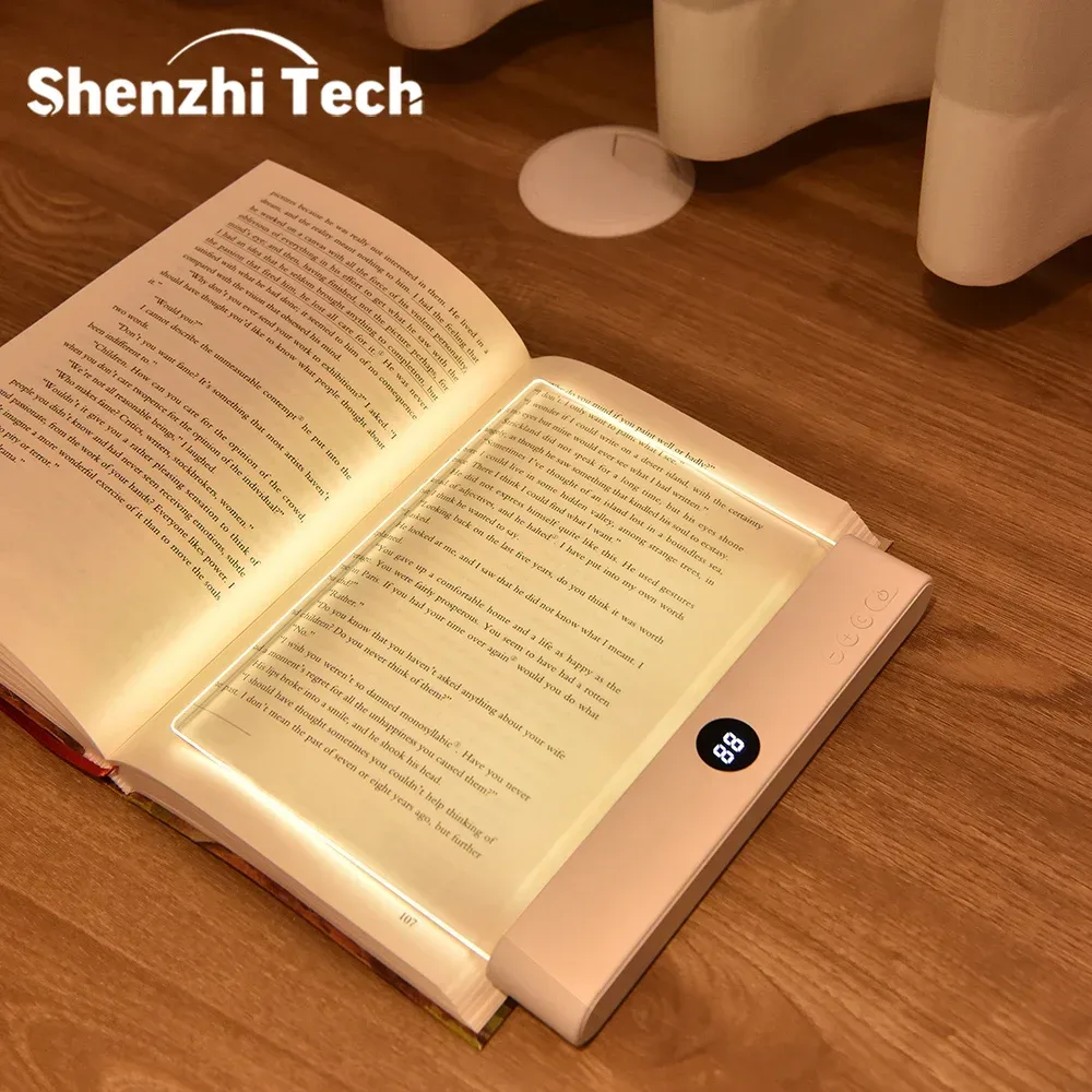 LED-Leselampe, Nachtlicht, Buch, Familienstudie, Leselampe, tragbare Lesezeichenleuchte zum Lesen im Bett, motivierende Reisen im Auto
