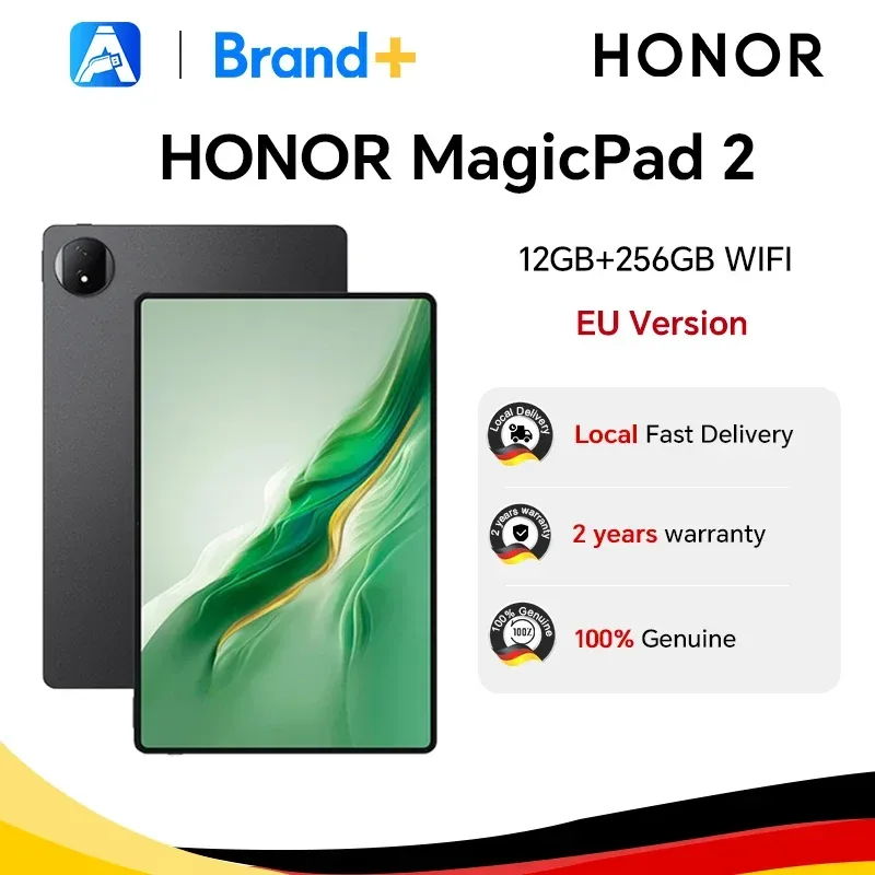HONOR MagicPad 2, EU-Version Tablet, 10050mAh Akku, Android-Tablet, 12,3 Zoll OLED-Bildschirm, Snapdragon 8s Gen 3, 13MP Rückkamera
