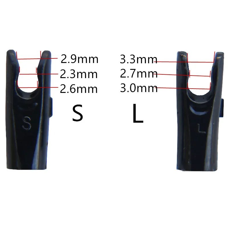 50 stücke Pfeil Pin 1 Pin 2 Nocken Größe L Und Größe S Für ID 4,2mm ID 6,2mm Carbon Pfeil Welle bogenschießen Zubehör DIY Pfeil