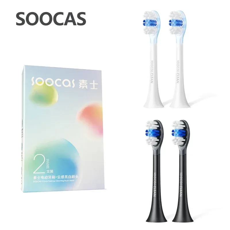 SOOCAS Original X3S Ersatz-Zahnbürstenköpfe SOOCAS X3U/X3pro/D2/D3S/D5 Sonic Electric Zahnbürstenkopf Düsendüsen