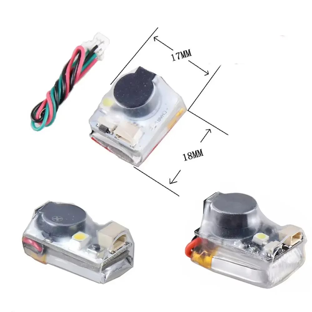JHE42B/ JHE42B_S/ JHE20B Mini Finder 5V Super Lauter Buzzer Tracker 110dB mit LED-Buzzer-Alarm für RC FPV Drohnen-Flugsteuerung
