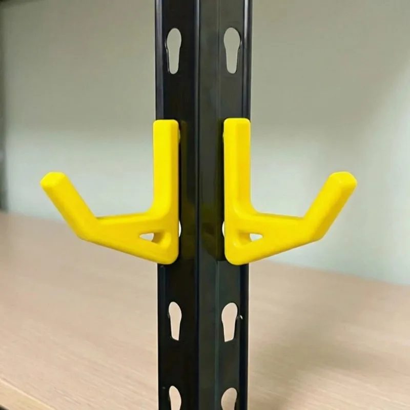 5?20 Stück Universalhaken für Regale mit 10,3 mm Lochabstand, Aufbewahrungshaken, Garagen-Hilfshaken, Regalbeschläge, Stützhaken