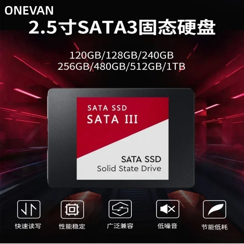 Original Neue 2,5 Zoll SATA3 SSD Interne Solid-State-Festplatte für Laptop und Desktop - 120GB 240GB 500GB Festplattenaufbewahrungsoption