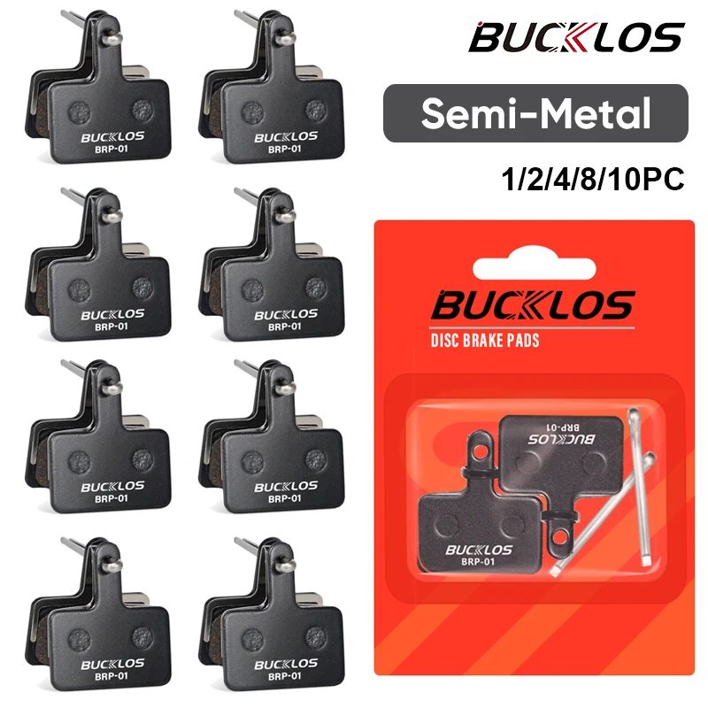 Bucklos Semi-Metal Bremsbeläge Mountainbike hydraulische Scheiben bremsbeläge für Shimano B01s B05s MTB Rennrad Fahrrad brems teil