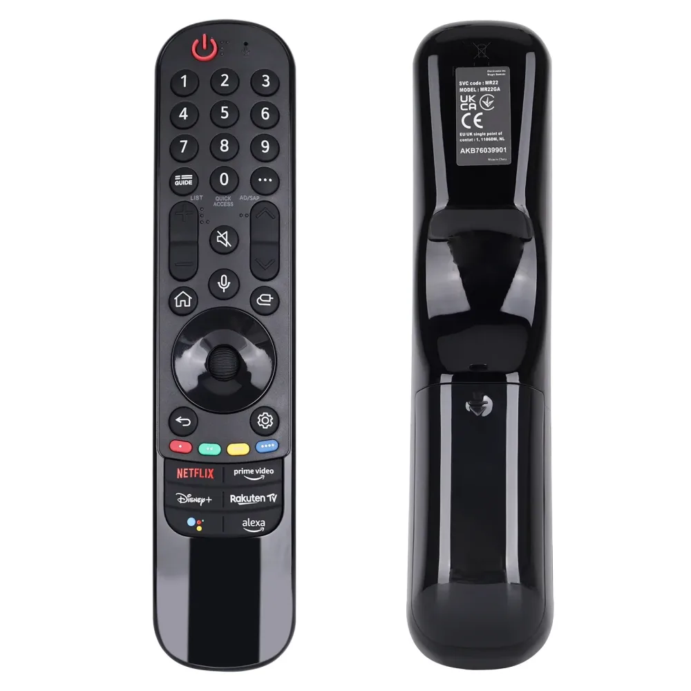Universelle Fernbedienung für L.G Magic Remote Control MR18/19BA MR20/21/23/24GA, kompatibel mit LG LED OLED LCD 4K 8K UHD Smart TV (ohne Sprachsteuerung)