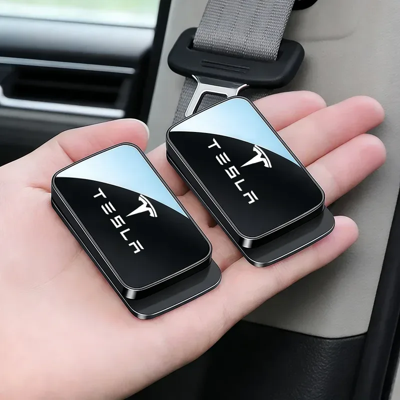 Magnetischer Sicherheitsgurthalter für Tesla Model 3, Model Y, Model S, Model X, Cybertruck, Auto-Sicherheitsgurt-Zubehör