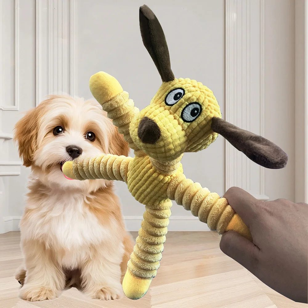 Unzerstörbares Kauspielzeug für Hunde ? langlebiges Haustierspielzeug für Hunde und Katzen, interaktives Puzzlespielzeug zur Linderung von Langeweile,