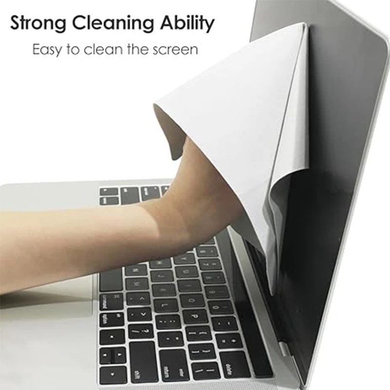 Mikrofaser Staubdichtes Laptop-Bildschirmreinigungstuch für MacBook Pro 13/15/16 Schützende Notebook-Tastatur-Abdeckung
