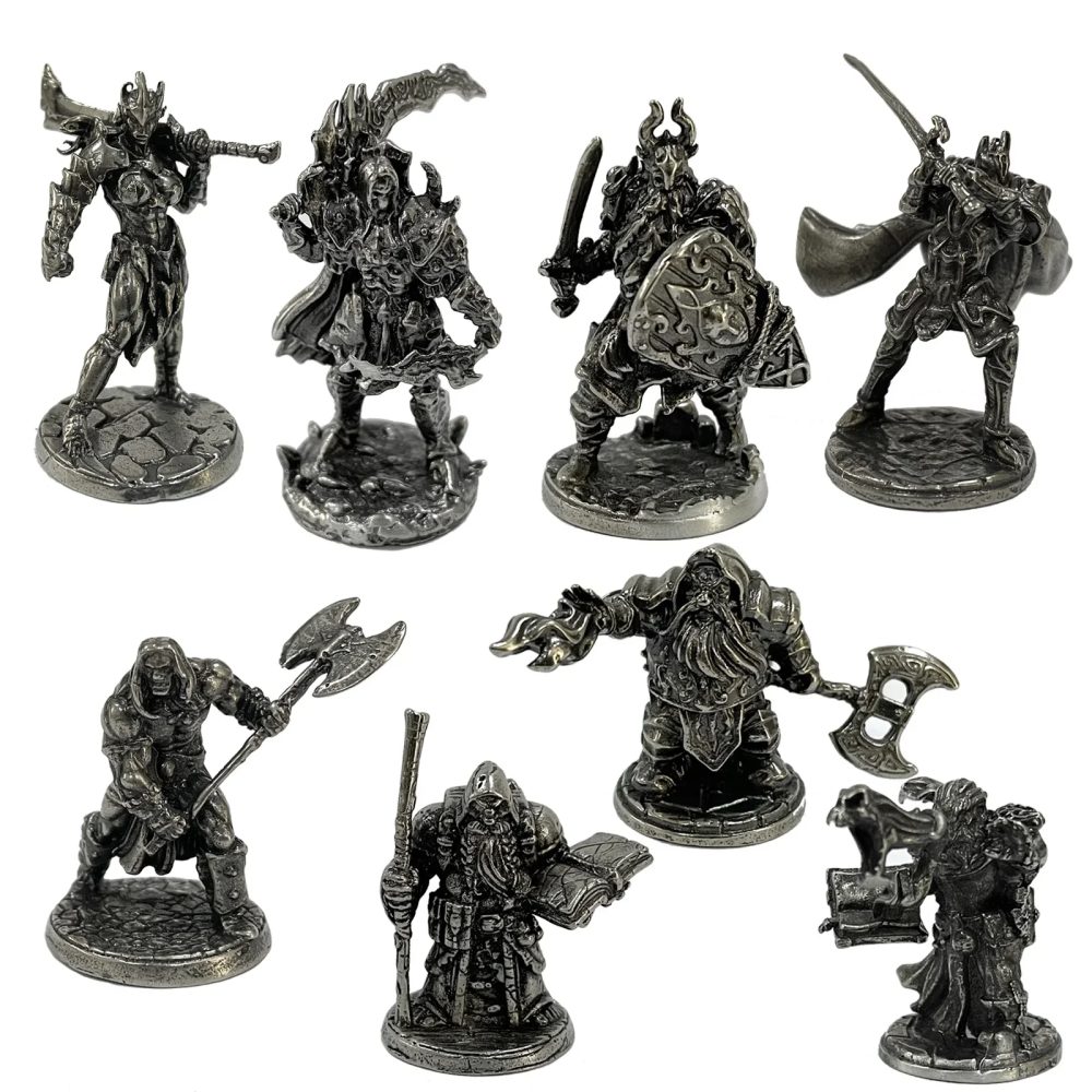 Mittelalter Legion Wraith Soldaten Modelle Spielzeug Figuren Miniaturen Metall Kupfer Herren Geschenke Desktop Ornamente Dekorationen Handwerk