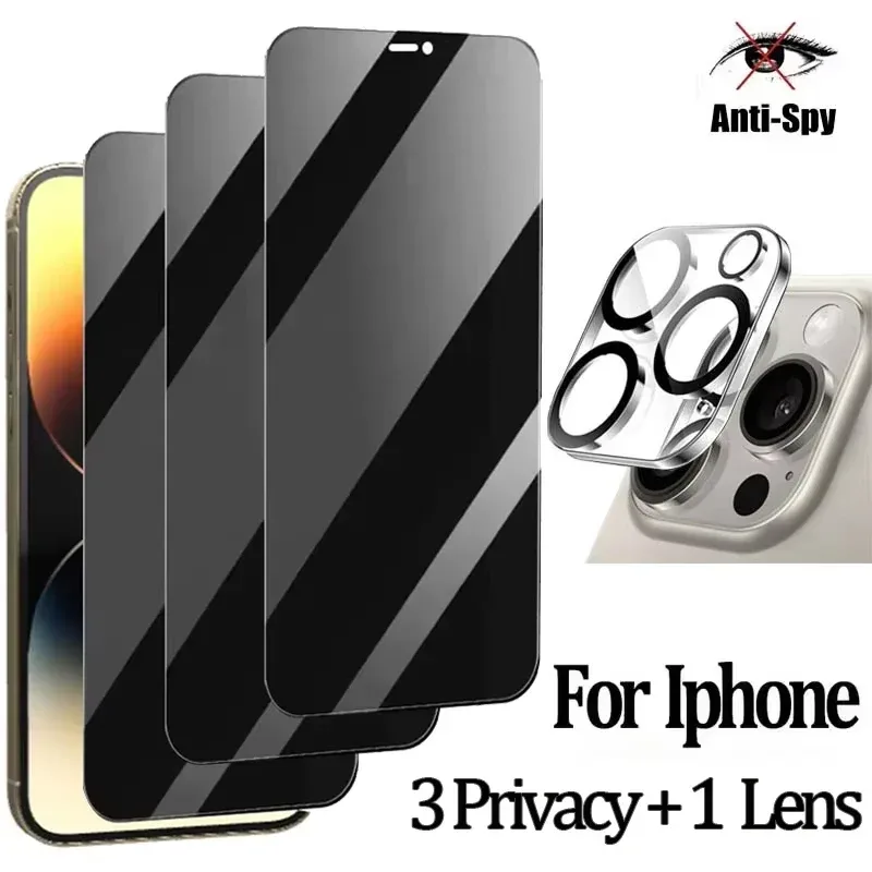iPhone 16 17 18 15 14 pro Privatsphäre gehärtetes Glas sichtschutz für iphone 15 14 13 12 11 pro max iphone14 iphone13 iphone16 iphone 16 pro anti spy schutzfolie displayschutz zubehör screen