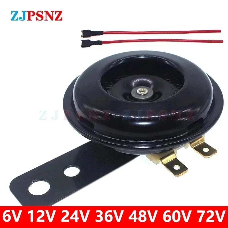 Universal Roller Horn 6V 12V 24V 36V 48V 60V 72V E-Bikes Motorrad elektrische Hupe Kits 110db Wasserdichte Runde Laute Horn Lautsprecher