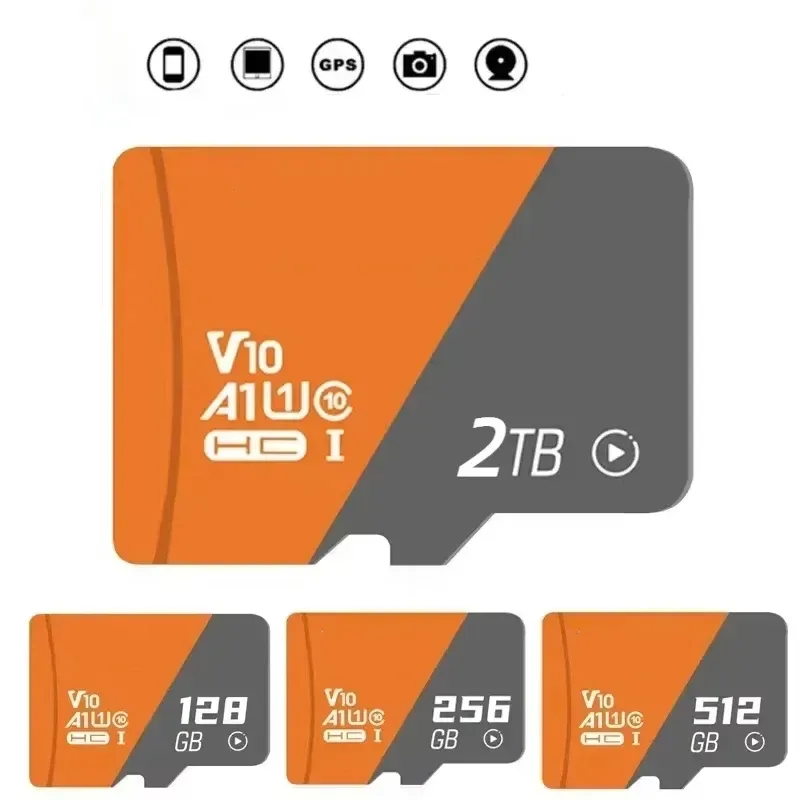 Original 2TB Hochgeschwindigkeits-TF/SD-Karte Speicherkarte TF SD Ultraschnelles Lesen und Schreiben 1TB Mini-Speicherkarte Klasse 10 für Kamera/Handy