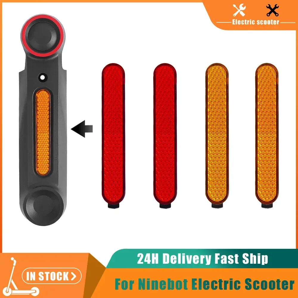 Reflektierender Streifen Dekorativer Reflektor für Ninebot MAX G3 F3 F3 Pro Elektroroller Hinterrad Dekorative Abdeckung Zubehörteil