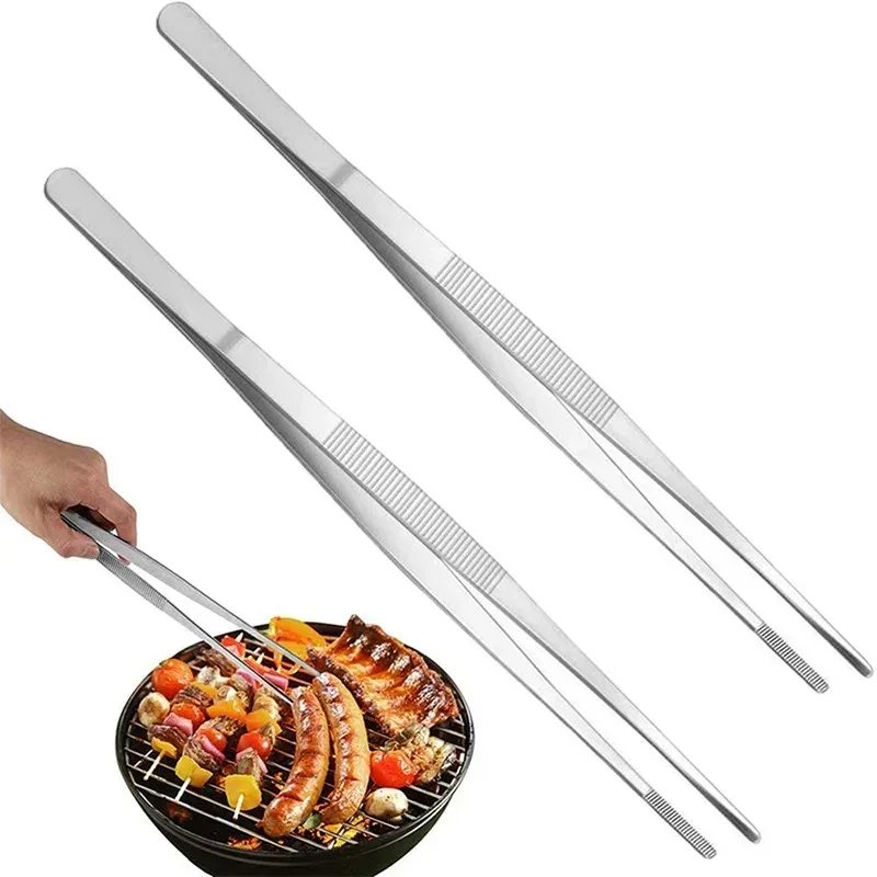 Multifunktions Grill Zange Lebensmittel Zange Lebensmittel Clip Küche Gadgets Edelstahl Churrasco Pinzette Clip Buffet BBQ Werkzeug