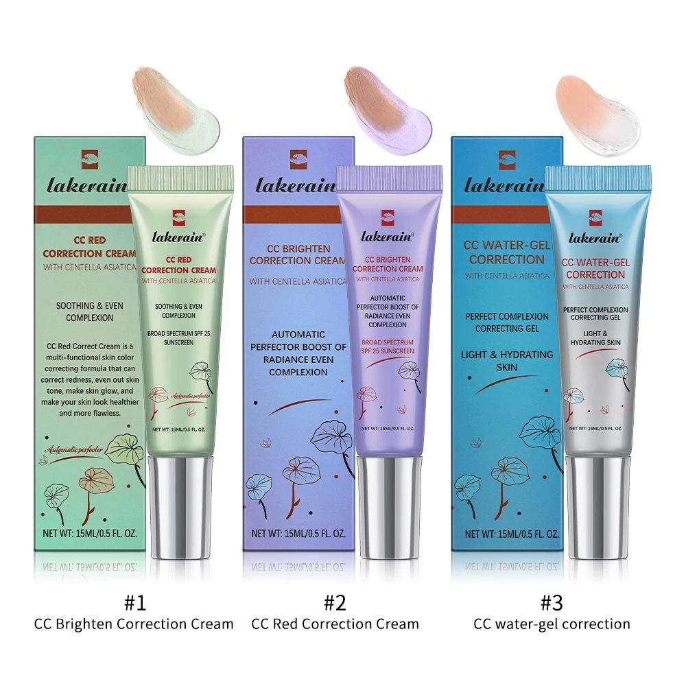 CC Cream Farbwechselnde Flüssige Foundation Centella Koreanische Hochdeckende Foundation Gesichtscreme für Basis-Make-up