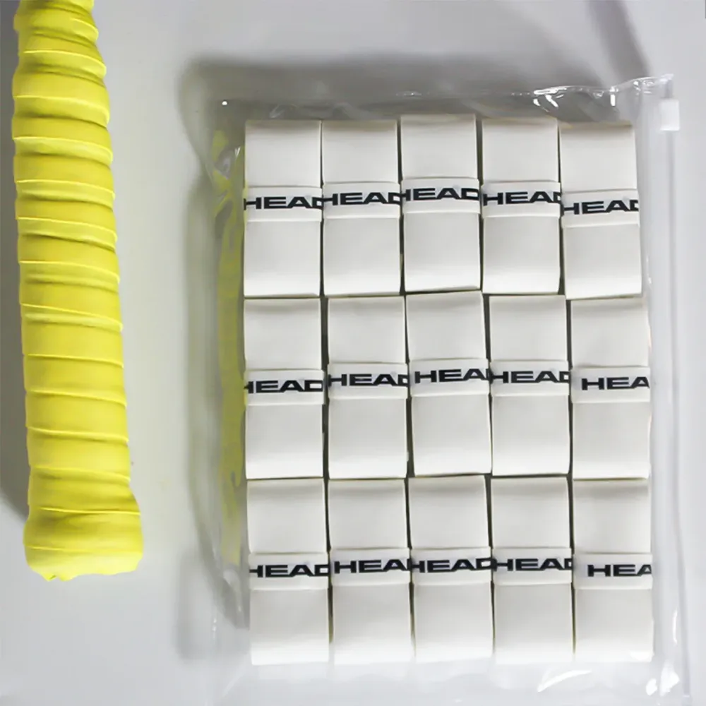 15 Stück KOPF Badminton-Tennisschläger mit klebrigem Griff aus Gummi, rutschfester, stoßdämpfender Handkleber, schweißabsorbierendes Klebeband