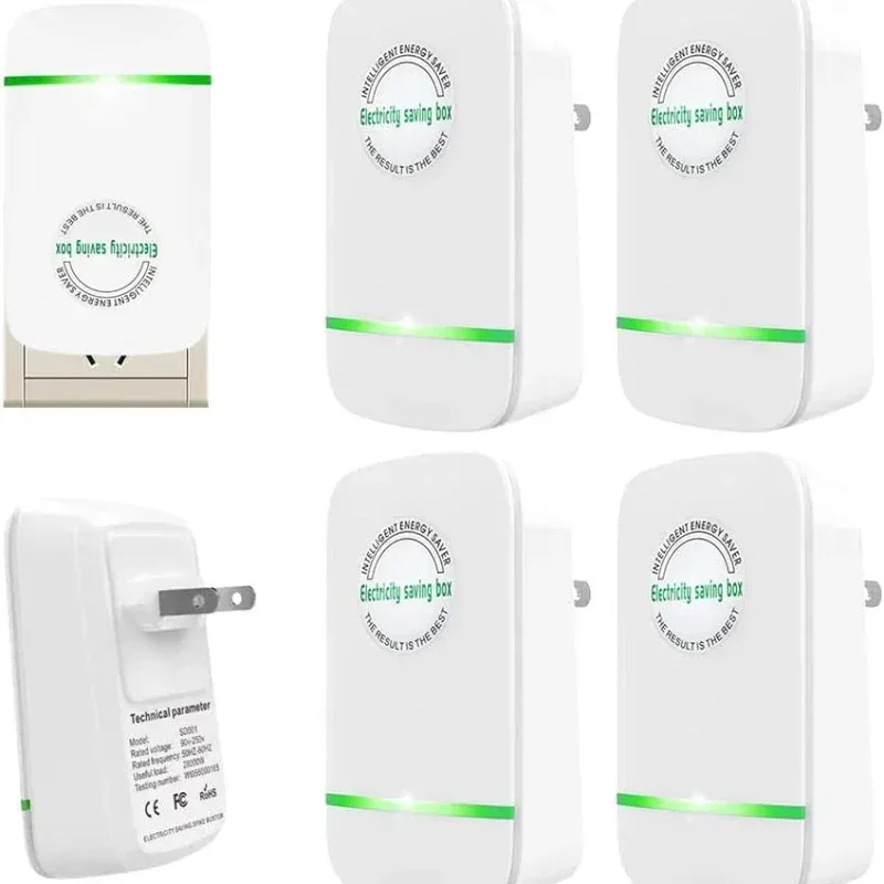 2026 Aktualisierter Intelligenter Stromsparer Haushalts-Energiespargerät Hocheffiziente Stromsparbox US/EU-Stecker 90V-250V