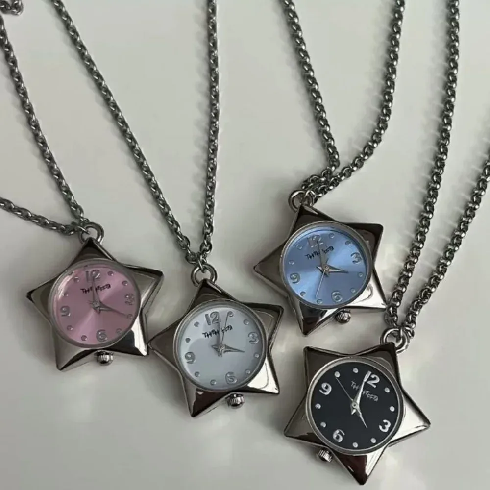 Star Pocket Verstellbarer Uhren-Schlüsselanhänger aus Zinklegierung, japanische Schmuckstücke, Taschenanhänger, originelles Design, kreativer Halskettenanhänger AC