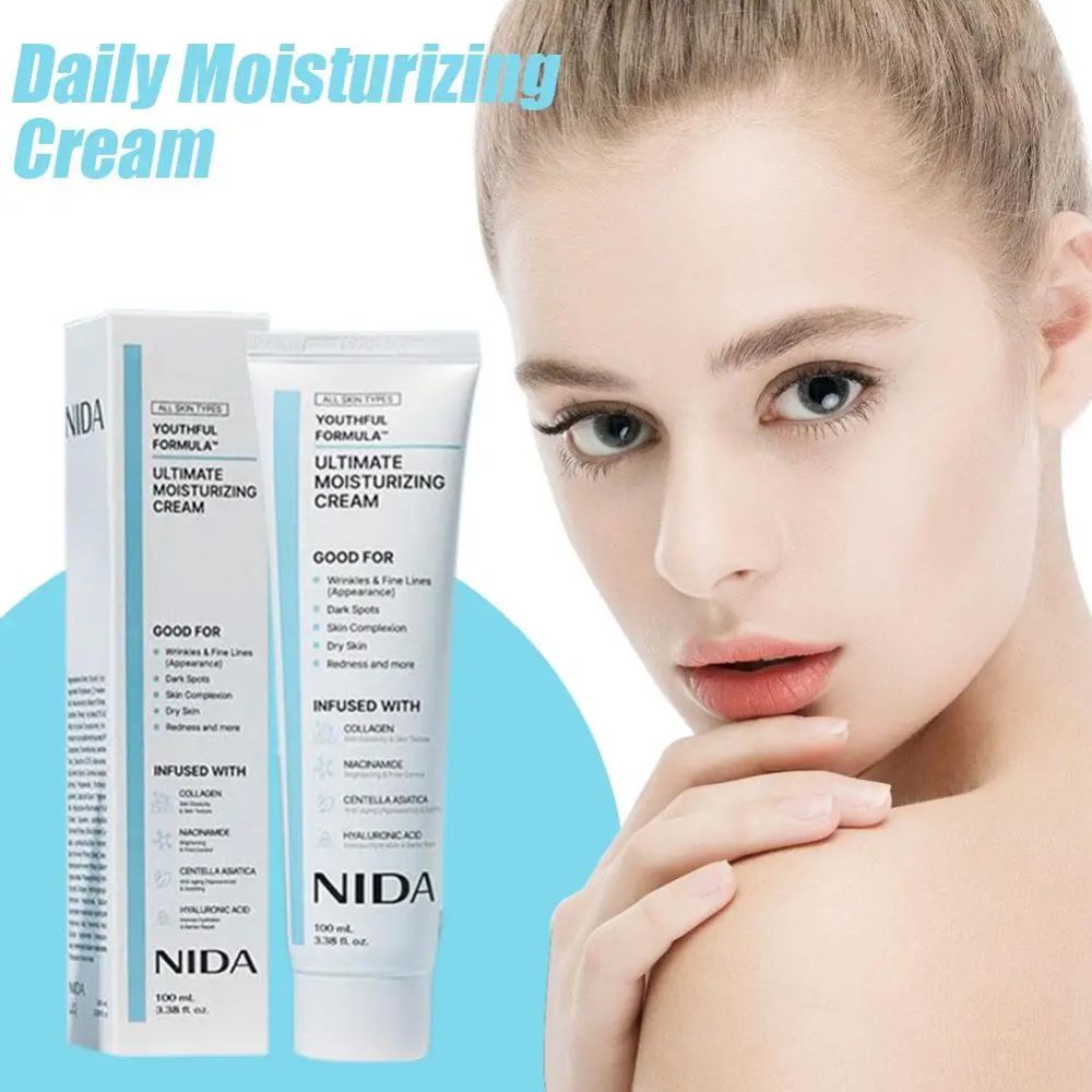 NIDA Feuchtigkeitscreme, Multi-Action, verjüngende Gesichtscreme, repariert Schäden, ultimative Creme für alle Hauttypen, koreanische Hautpflege