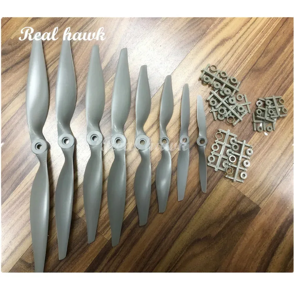 2 Stück 5x5/6x4/7x5/8x6/9x6/10x5/11x7/12x6/13x6.5/14x7/15x8/16x8/17x10 Nylon-Glasfaser-Elektropropeller RC-Modell Ersatz für APC