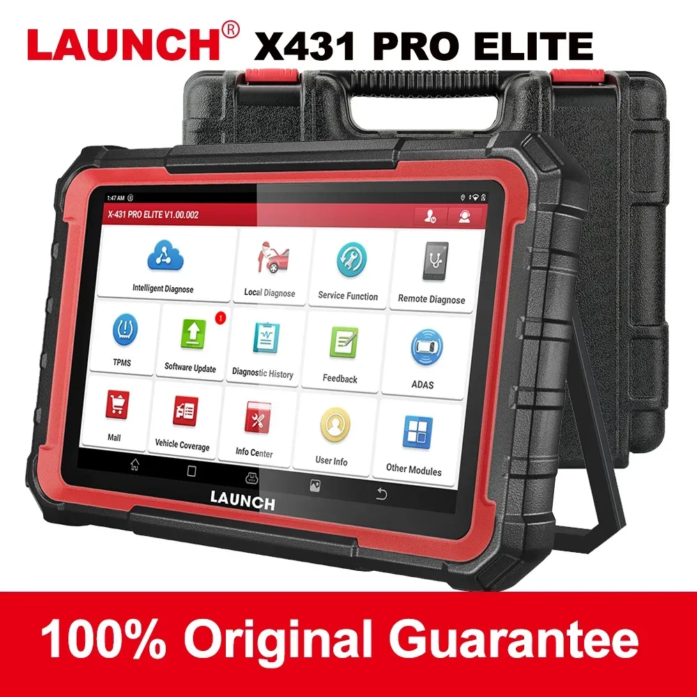 LAUNCH X431 PRO Elite 2026 Neues Bidirektionales Diagnosegerät, 35+ Reset-Funktionen, ECU-Codierung, All-in-One Vollsystem-Diagnosescanner, CANFD&DoIP, FCA AutoAuth, VAG Guide, Identisch mit Pro3s+