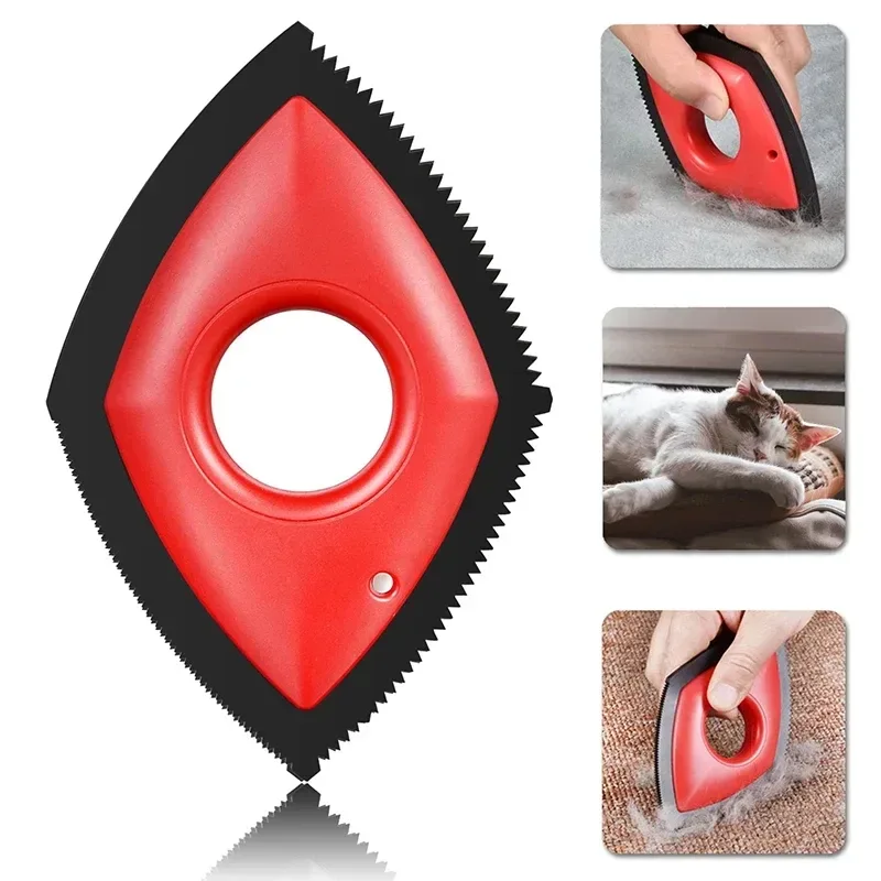 4 Modi Tierhaarentferner Kamm Bürste Hund Katze Haar Detailer Reinigungswerkzeug Teppich Sofa Tuch Autositz Gummi Wiederverwendbare Haustierkämme