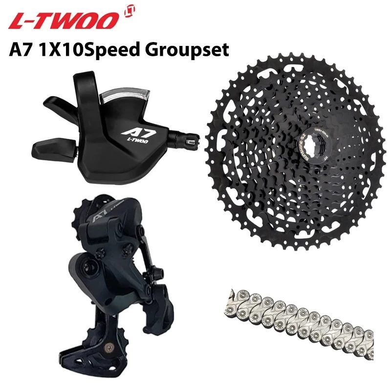 LTWOO A7 1X10S Gruppe 10 Gang Schalthebel Schaltwerk SUNSHINE Kassette 36T 42T 46T 50T VXM Kette für MTB Mountainbike Teile