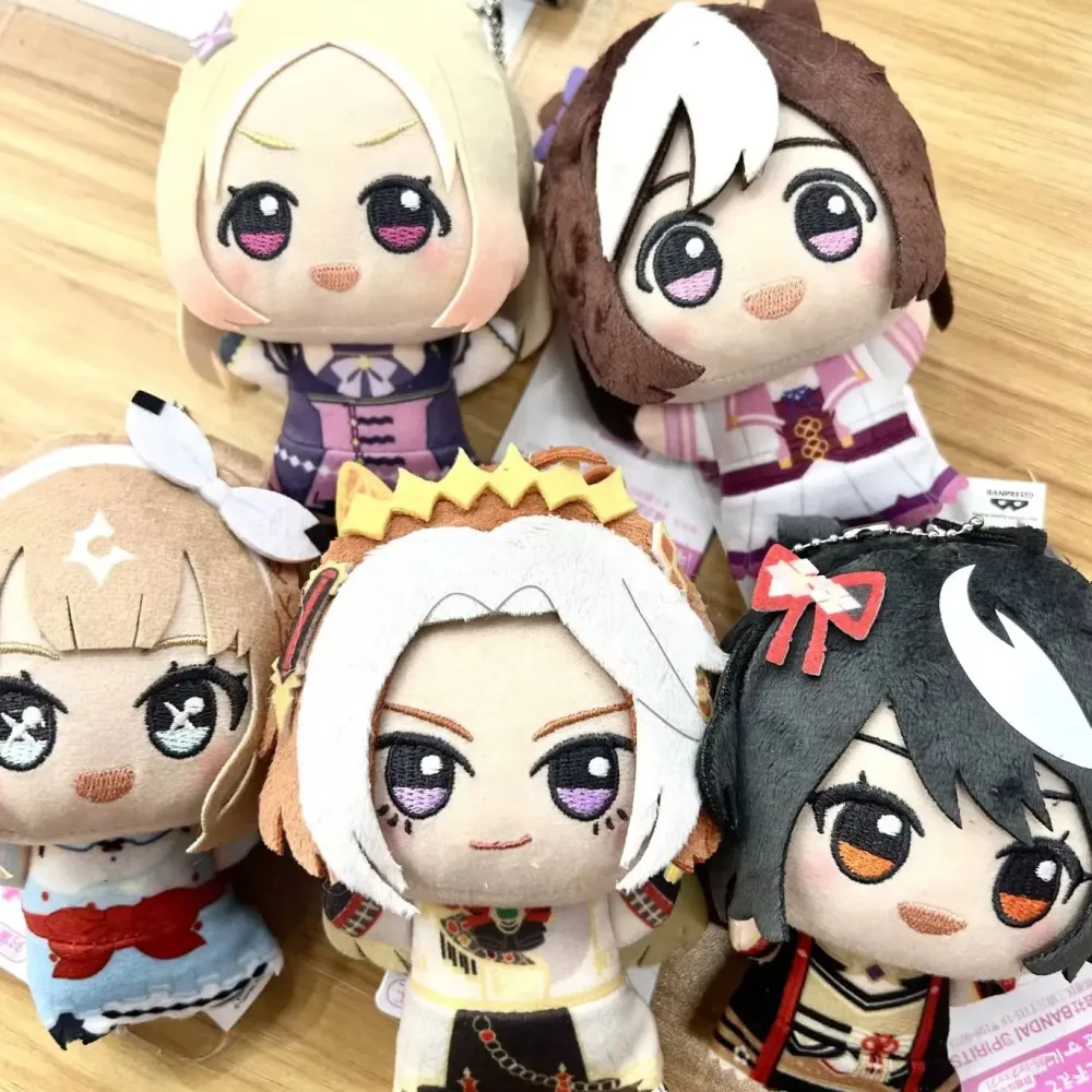 12cm Neue Uma Musume Pretty Derby Plüschtiere UMPD Kitasan Black Almond Eye Anime-Spiel-Charakter-Merchandise Schlüsselanhänger als Fangeschenk