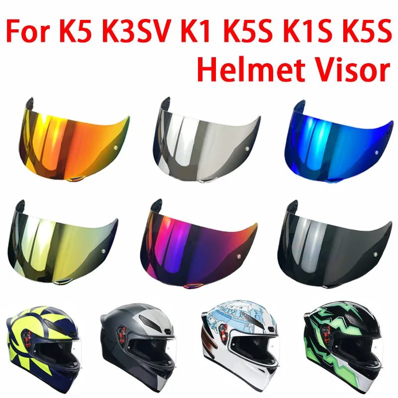 K5 K5S K5-S K3SV K1 K1S Motorradhelm-Visier für AGV Visera Casco Moto Visor K3SV Helmvisiere UV-Schutz