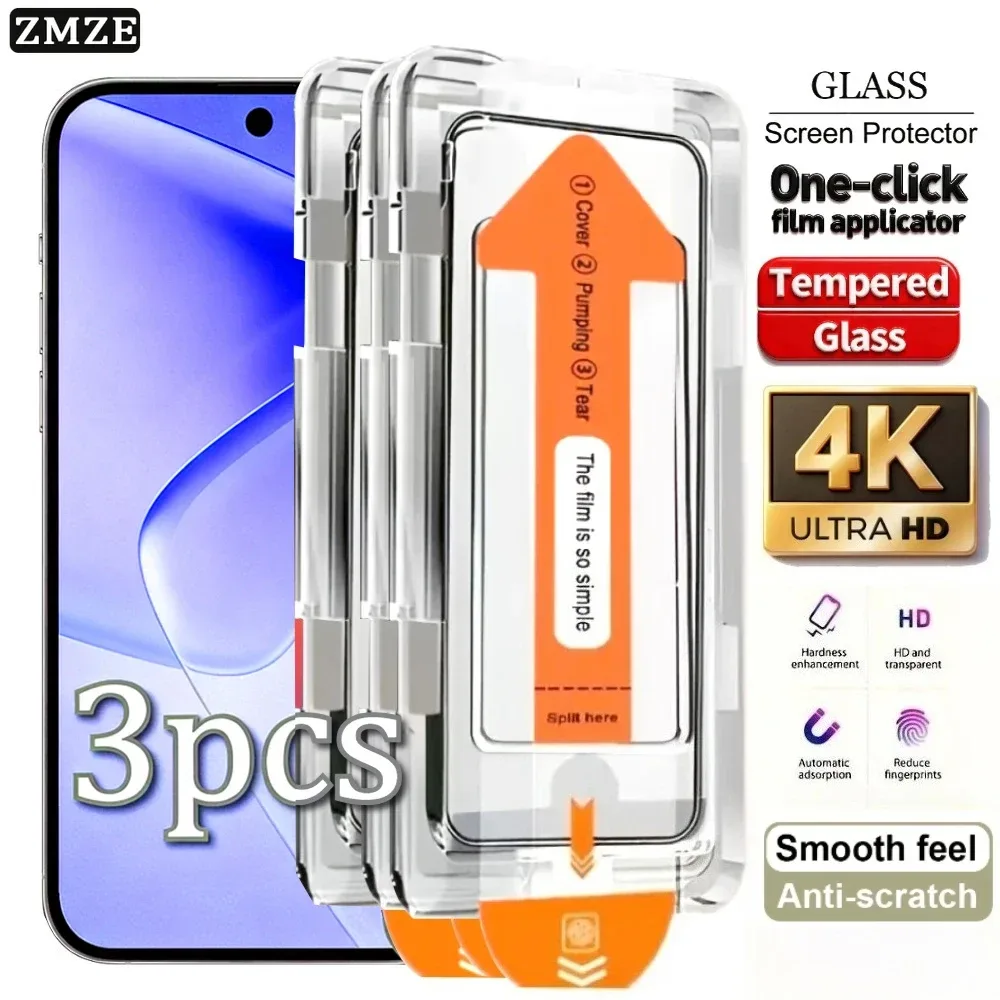 Hochauflösendes Panzerglas für Xiaomi 13/14/15Pro/Ultra/13T/14T/Pro/17/17 Pro/Pro Max Serie Kratzfest, Ultraflaches Design
